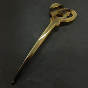 HERMES Buffalo Horn Hairpin Hair Accessories Pin 5.9 inches